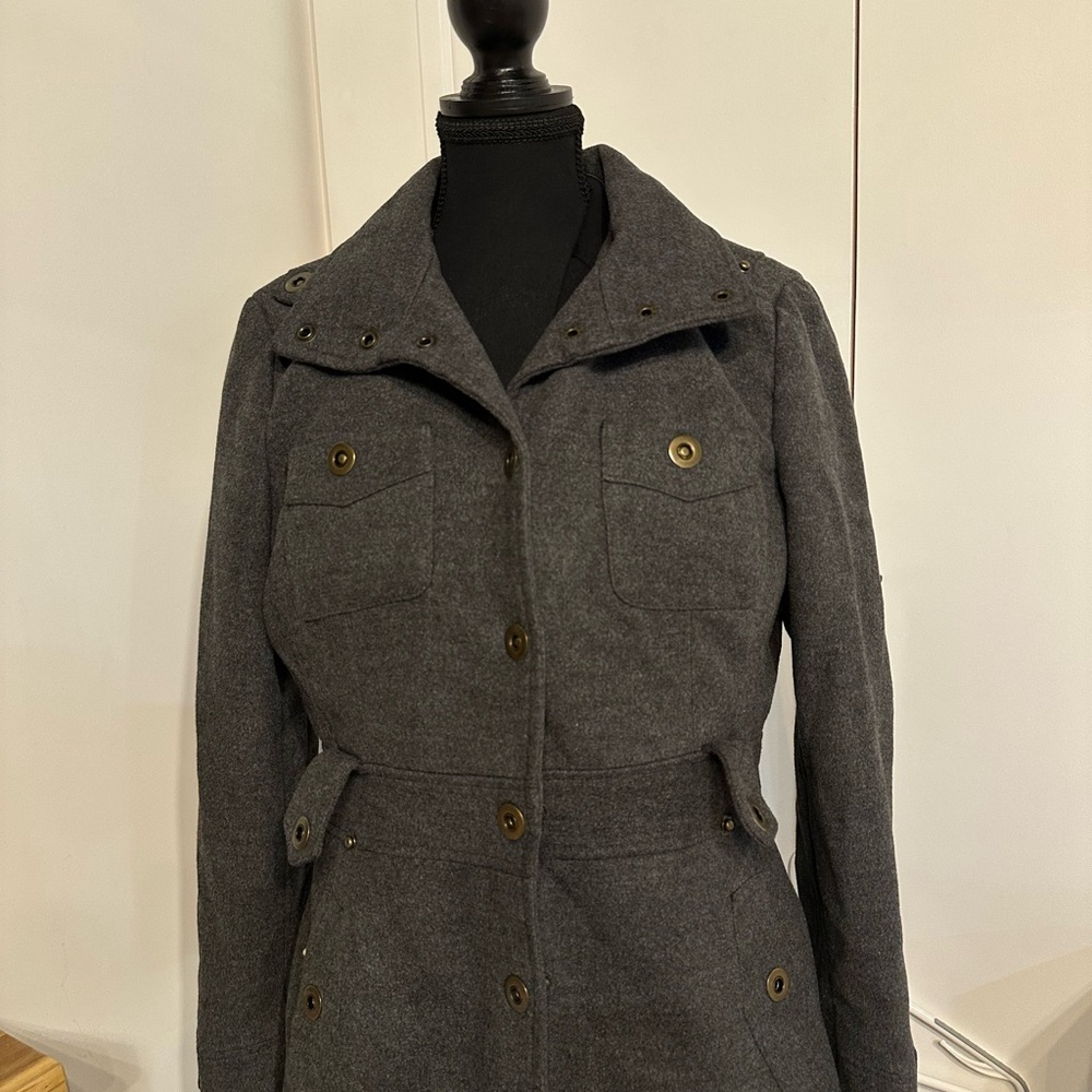 Mango Gray Utility Jacket